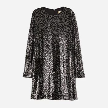 Платье короткое женское H&M 0682758 36 Черное (KAY2000001293058)