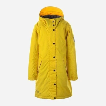 Підліткове демісезонне пальто для дівчинки Huppa Janelle 18020014-70002 152 см Жовте (4741468808093)