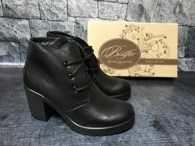 Черевики Bistfor 94469/221 38 (25.5 см) Чорні