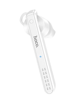 Bluetooth гарнитура Hoco Gorgeous business BT headset |BT5.1, 6h, L/R Ears|white