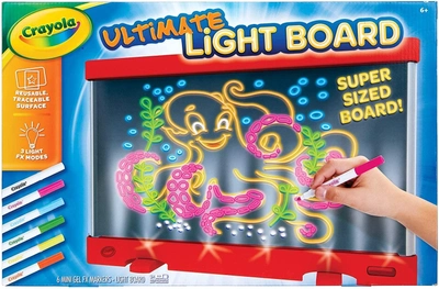 Crayola Drawing Tablet Ultimate Light Board for Kids 747237 Red