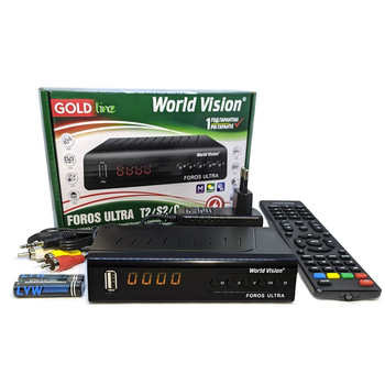 ТВ-ресивер World Vision Foros Ultra T2/S2/C/LAN