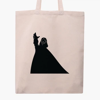 Эко сумка шоппер Дарт Вейдер Звездные Войны (Darth Vader Star Wars) (9227-2045) 41x35 см Бежевый