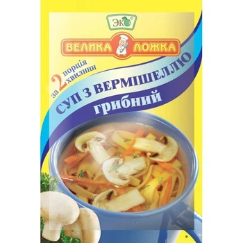 Суп з вермішеллю грибний смак Еко 18г