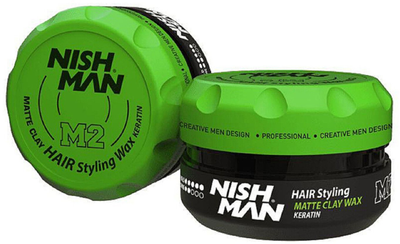 Глина для укладки волос Nishman Hair Matte Clay M2 100 мл (8682035081067)