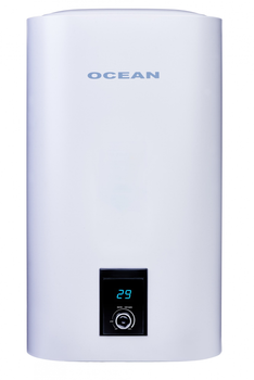 Бойлер плоский Ocean Flat 50л емальований бак мокрий тен