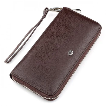 Кошелек клатч из натуральной кожи ST Leather (ST45-2) 98540 Коричневый