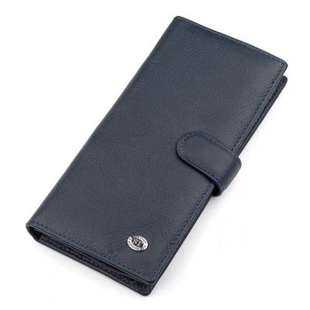 Мужской кожаный кошелек ST Leather (ST147) 98351 Синий