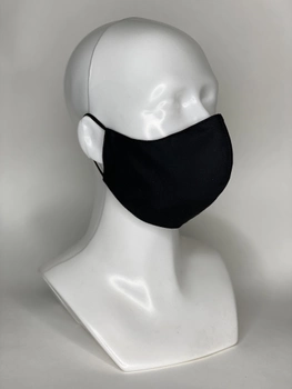 Захисна маска для обличчя Prof Kit Lite тришарова чорна