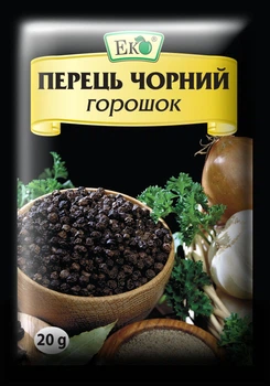 Перець чорний горошок Еко 20 г