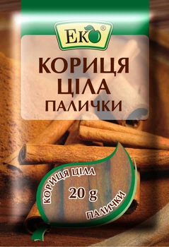 Кориця ціла палички Еко 20 г