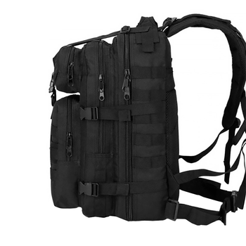 Тактичний багатофункціональний рюкзак AOKALI Outdoor A10 Black штурмової військова сумка 35L (F_5356-16905)