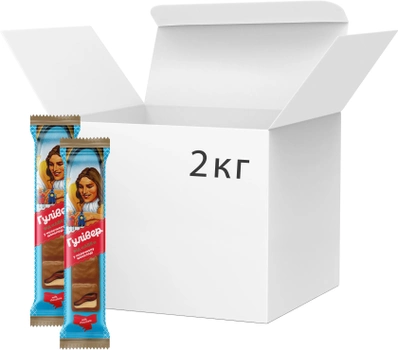 Упаковка конфет АВК Гулливер нежный 2 кг (4823105806652)
