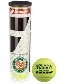 Теннисные мячи Babolat French Open All Court 4 мяча