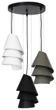 Сучасна люстра Luminex Helix Різнобарвний (6926)