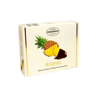 Ананаси в шоколаді Hauswirth Ananas in Zarbitter-Schokolade, 180г