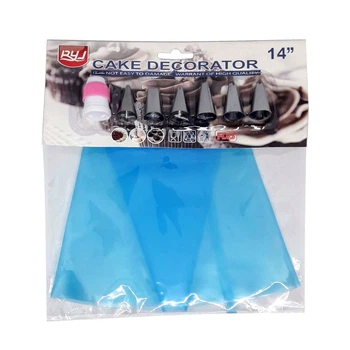 Кондитерський мішок RYL Cake Decorator з насадками 6 шт