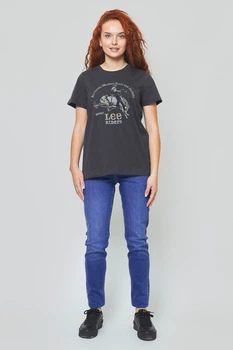 Футболка Lee Cowboy Tee Regular Fit (L42QFEON) Черный L-00