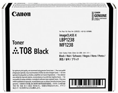 Картридж Canon T08 (i-SENSYS X 1238i/ 1238iF/ 1238P/ 1238Pr) 11kpg Black (3010C006)