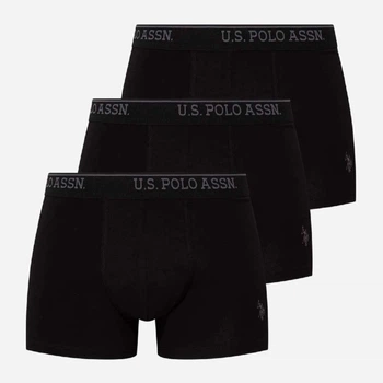 Набор трусов-боксеров мужских US Polo Assn 80097 M 3 шт Черный (8680557156928)