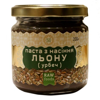 Паста из семян льна Эколия 200 г