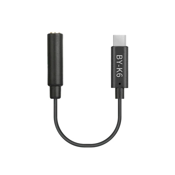 Аудиоадаптер BOYA BY-K6 TRS 3,5 мм для DJI OSMO™ Pocket