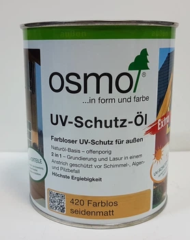 Захисне масло з УФ – фільтром OSMO UV - SCHUTZ - ÖL 420 - (безбарвна) 0.75 л