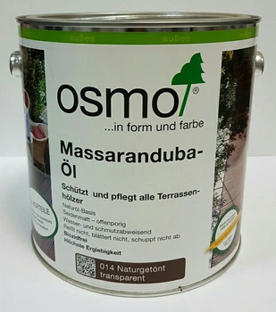 Масло для терас OSMO ТЕРАСИ - ÖL 014 - для массарандуба (натуральний тон) 0.75 л