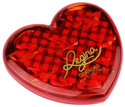 Цукерки Regina молочний шоколад з мигдалем у формі Серця 90 г (5601055312251)