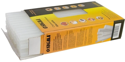 Клеевые стержни Sigma 11.2 x 200 мм прозрачные 50 шт упаковка 1 кг (2711011)