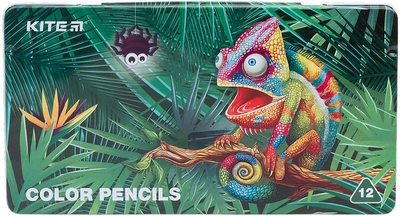 Набор цветных карандашей Kite Животные 12 цветов 12 шт (K21-058)