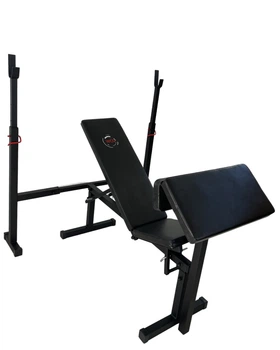 Регульована лавка WCG WCG-003 для жиму + стійки + скотта