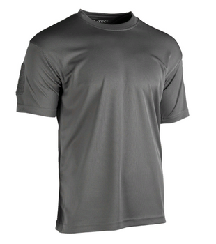 Тактична потовідвідна футболка Mil-tec Coolmax колір сірий Розмір XL (11081008_XL)