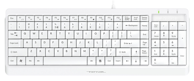 Клавіатура провідна A4 Tech Fstyler FK15 Білий