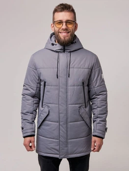 Куртка зимняя мужская Riccardo Б-6 2XL (54) Серая