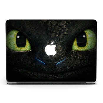 Чохол пластиковий для Apple MacBook Pro 14.2 A2442 Как приручить дракона Беззубик (How to Train Your Dragon Toothless) макбук про case hard cover (10431-1834)