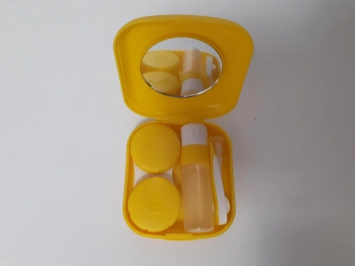 Набор для хранения контактных линз жёлтый 02