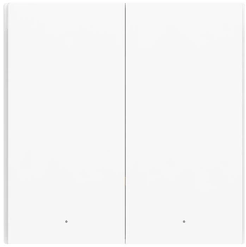 Розумний вимикач Aqara Smart Wall Switch H1 (with neutral, double rocker) (6970504214804)