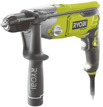 Дрель ударная Ryobi RPD1200-K, 1200 Вт, 2 скор., 13мм БЗП, LED 3.2кг (5133002067)