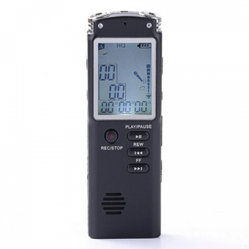 Диктофон цифровий Volemer T60 Mp3, VOX, акумулятор на 15 годин запису, пам'ять 8 Гб на 60 годин запису
