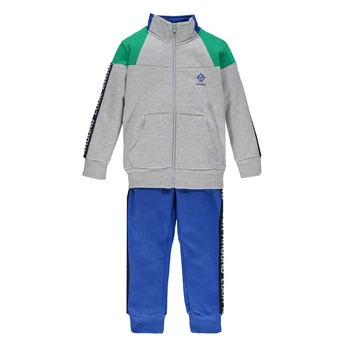 Спортивный костюм для мальчика Brums 193BFEP003-250 серый с голубым 152