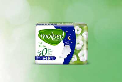 Критичні прокладки Molped Pure&Soft night 6 капель 6 шт.
