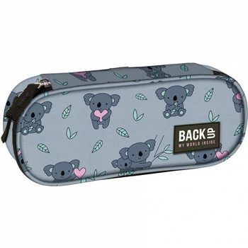 Пенал школьный без наполнения BackUP PB3A15 серый (5901130072637)