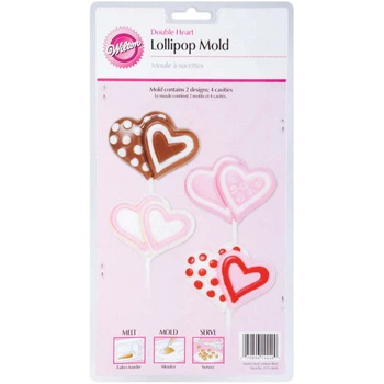 Форма для конфет Wilton Подвійне серце (W4440)