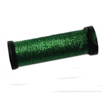 Металізована нитка Kreinik 1/16 Ribbon Зелений (008)