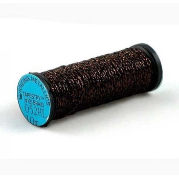 Металізована нитка Kreinik Tapestry #12 Braids Бронза супер блиск (052HL)