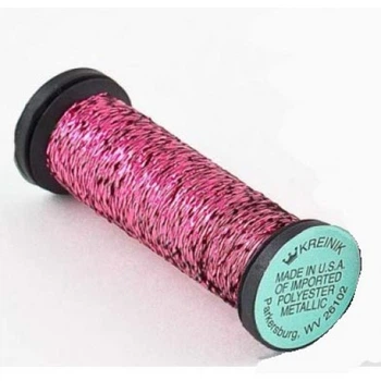 Металізована нитка Kreinik Blending Filament Фуксія супер блиск (BF 024HL)