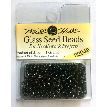 Бісер для вишивки Mill Hill Glass Seed Beads Темний базилік (02049)