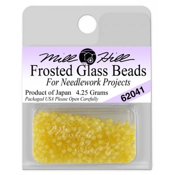 Бісер для вишивки Mill Hill Frosted Glass Seed Beads Масло (62041)