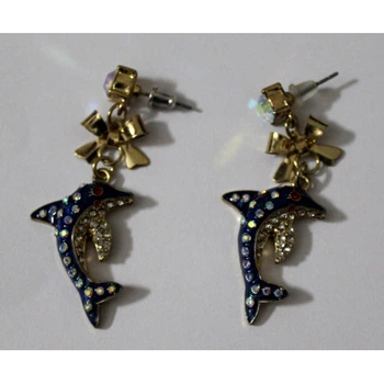 Сережки Only Дельфіни (5601)